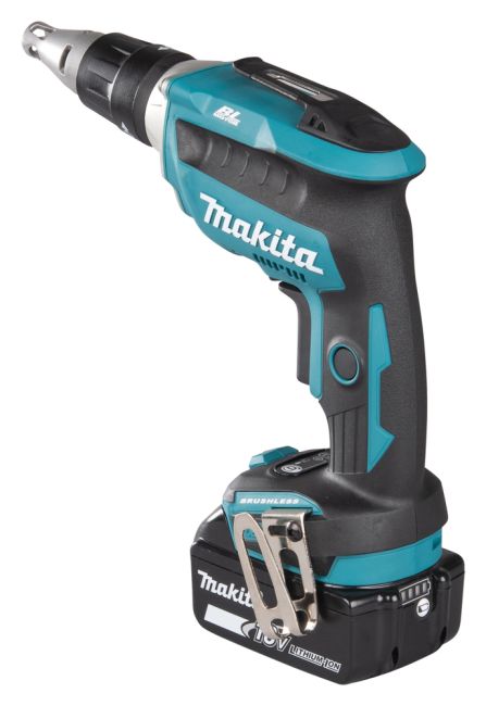 Przejdź do produktu Makita DFS452Z wkrętarka akumulatorowa z silnikiem bezszczotkowym, LXT 18V, do 4000obr/min, bez akumulatora i ładowarki, do płyt kartonowo-gipsowych, posiada diodę LED