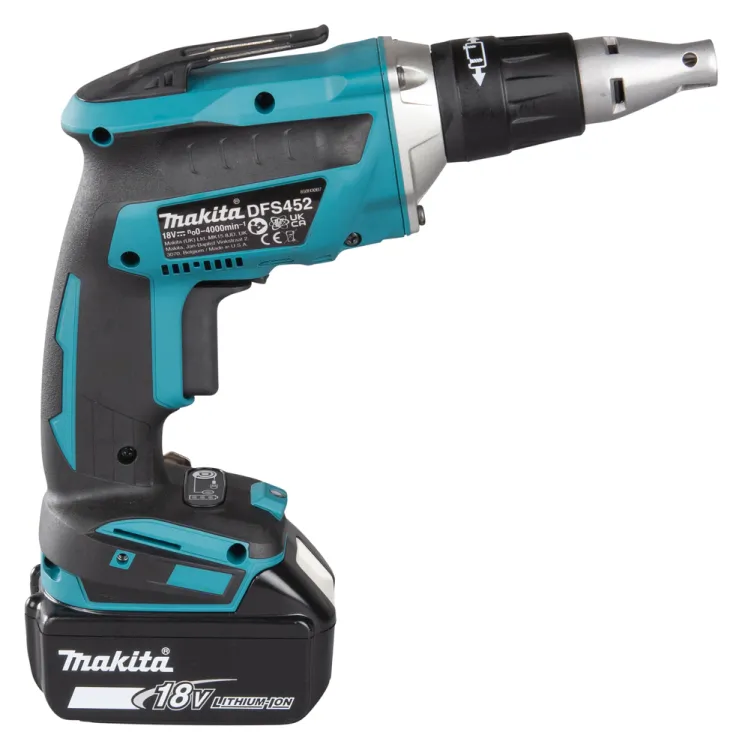 Wkrętarka akumulatorowa Makita DFS452Z LXT 18 V do płyt g-k, zdjęcie 3
