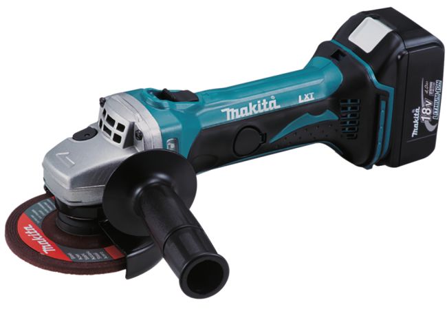 Przejdź do produktu Makita DGA452Z szlifierka kątowa akumulatorowa LXT 18V, 115 mm, 11000 obr./min, bez akumulatora i ładowarki, wąska obudowa silnika pozwala na wygodny i bezpieczny chwyt szlifierki, funkcja anty-restart