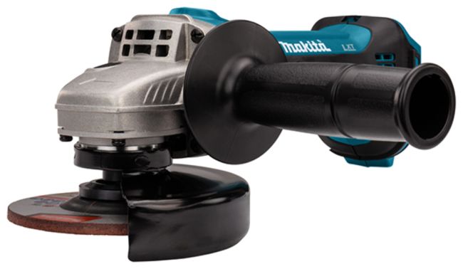 Przejdź do produktu Makita DGA452Z szlifierka kątowa akumulatorowa LXT 18V, 115 mm, 11000 obr./min, bez akumulatora i ładowarki, wąska obudowa silnika pozwala na wygodny i bezpieczny chwyt szlifierki, funkcja anty-restart