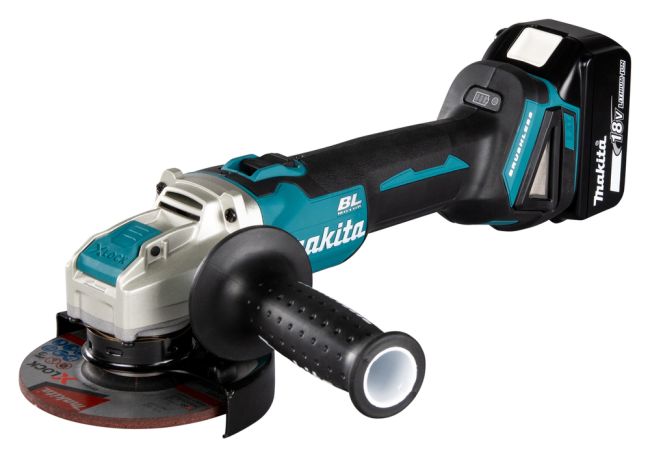 Przejdź do produktu Makita DGA521ZX1 szlifierka kątowa akumulatorowa LXT 18V, 125 mm, bez akumulatora ładowarki, wydajna, łatwa w obsłudze, funkcja anty-restart