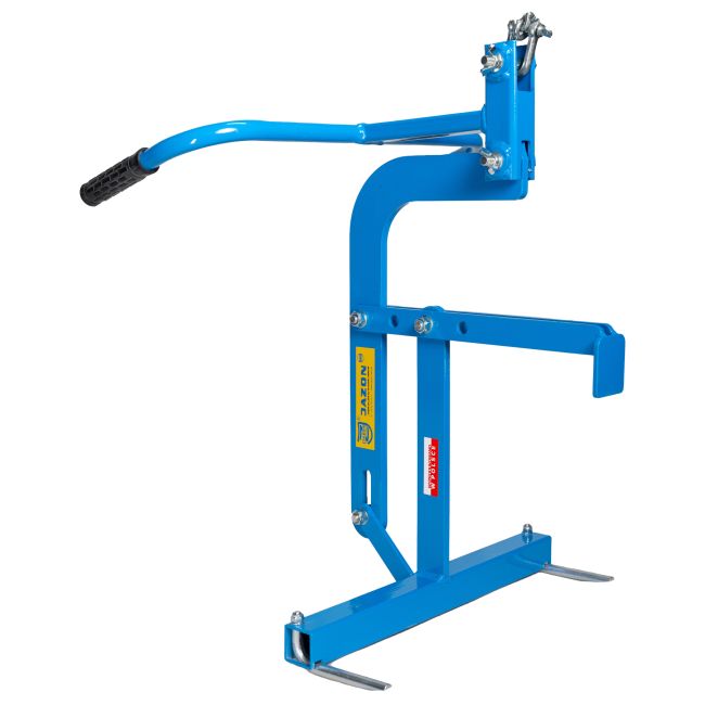 Przejdź do produktu Jazon CHBZ chwytak boczny zawieszany do przenoszenia i ustawiania krawężników łukowych i prostych, szerokość 41 cm, nośność do 150 kg