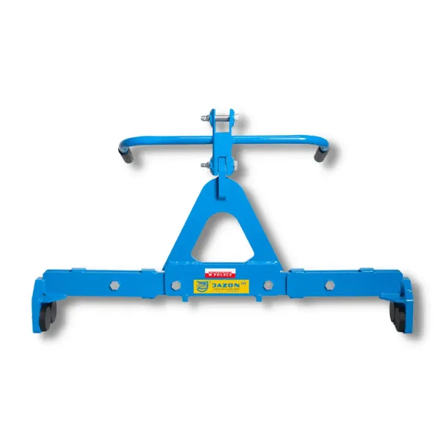 Przejdź do produktu Jazon CHWZ chwytak wzdłużny zawieszany do przenoszenia i ustawiania krawężników i płyt granitowych, szerokość łap 10 cm, nośność do 150 kg