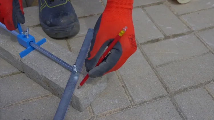 Przymiar brukarski Jazon PBO szerokość 35 cm, zdjęcie 3