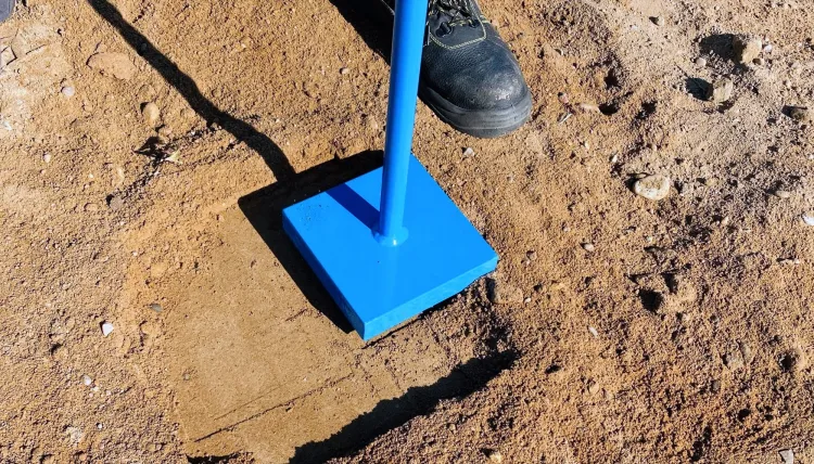 Ubijak ręczny Jazon UR20 stopa 20x20 cm do gruntu i kruszywa, zdjęcie 3