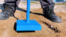 Ubijak ręczny Jazon UR20 stopa 20x20 cm do gruntu i kruszywa, zdjęcie 4