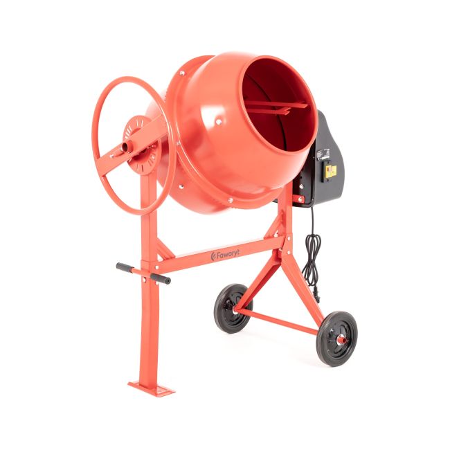 Przejdź do produktu Faworyt AIB140 betoniarka budowlana 140 L, indukcyjna 550 W 230V 50Hz, przeznaczona do zapraw, betonu oraz mieszanek budowlanych, model ten sprawdzi się zarówno na placu budowy, jak i przy pracach przydomowych
