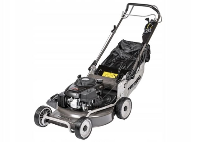 Przejdź do produktu Weibang WB537SC V 3w1 kosiarka spalinowa z napędem, 53 cm z silnikiem Loncin 196 cm³, 6,5 KM, sam decydujesz, czy zbierasz trawę, wyrzucasz ją na bok, czy zamieniasz w naturalny nawóz