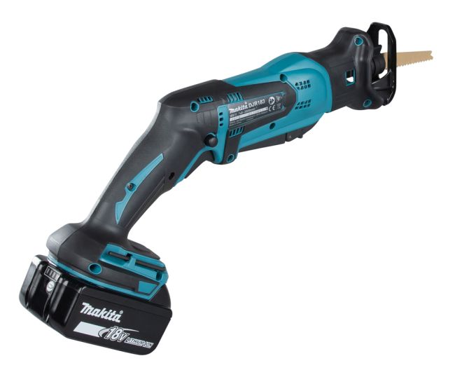 Przejdź do produktu Makita DJR183Z piła szablasta posuwowa 18V LXT, 13 mm, 0 – 3000 obr./min, bez akumulatora i ładowarki, lekka i mała, pozwala na pracę w trudno dostępnych miejscach