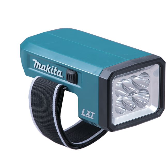 Przejdź do produktu Makita DML186 latarka LED 14,4V / 18V LXT 500lx, bez akumulatora i ładowarki, kompaktowa, lekka, posiada pasek na rękę i doskonałą odporność na wibracje i uderzenia
