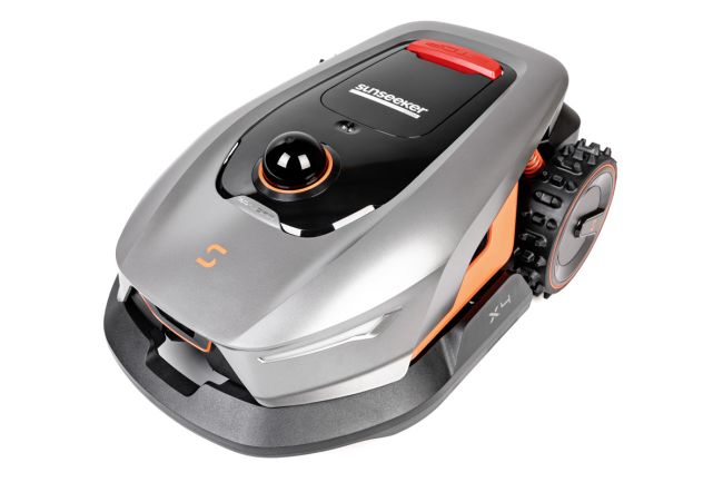 Przejdź do produktu Sunseeker Elite X4 Lidar + VSLAM robot koszący Cedrus kosiarka automatyczna posiada napęd na tylne koła terenowe oraz system zawieszenia osi napędowej zapewniające dobrą przyczepność podczas pracy w ogrodzie idealny na teren około 1200 m2