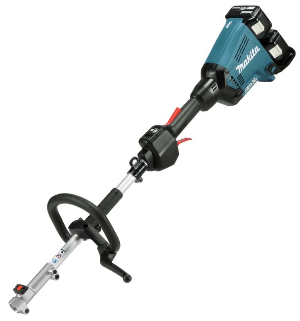 Przejdź do produktu Makita DUX60ZM4 urządzenie wielofunkcyjne 2x18V LXT, 0 – 9700 obr./min, bez akumulatora i ładowarki, ma silnik bezszczotkowy, ma możliwość podłączenia wielu przystawek do różnego rodzaju prac ogrodowych