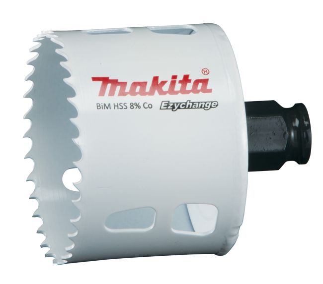Przejdź do produktu Makita E-03894 otwornica BiM 65 mm, Ezychange, do wiertarki, do metalu, stali nierdzewnej Inox, aluminium, drewna i tworzywa sztucznego