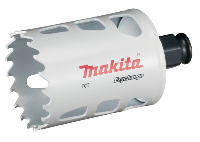 Przejdź do produktu Makita E-06725 otwornica uniwersalna T.C.T 51 mm, Ezychange, do wiertarki, do różnych materiałów, np. metalu, stali nierdzewnej Inox, drewna, tworzywa sztucznego i innych