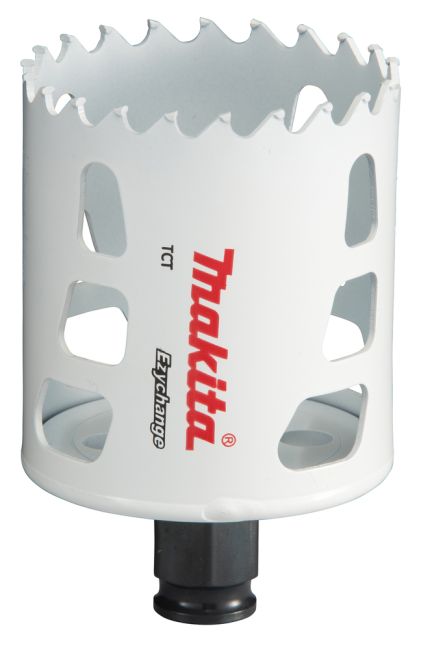 Przejdź do produktu Makita E-06747 otwornica uniwersalna T.C.T 60 mm, Ezychange, do wiertarki, do różnych materiałów, np. metalu, stali nierdzewnej Inox, aluminium, drewna, tworzywa sztucznego i innych