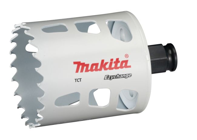 Przejdź do produktu Makita E-06747 otwornica uniwersalna T.C.T 60 mm, Ezychange, do wiertarki, do różnych materiałów, np. metalu, stali nierdzewnej Inox, aluminium, drewna, tworzywa sztucznego i innych