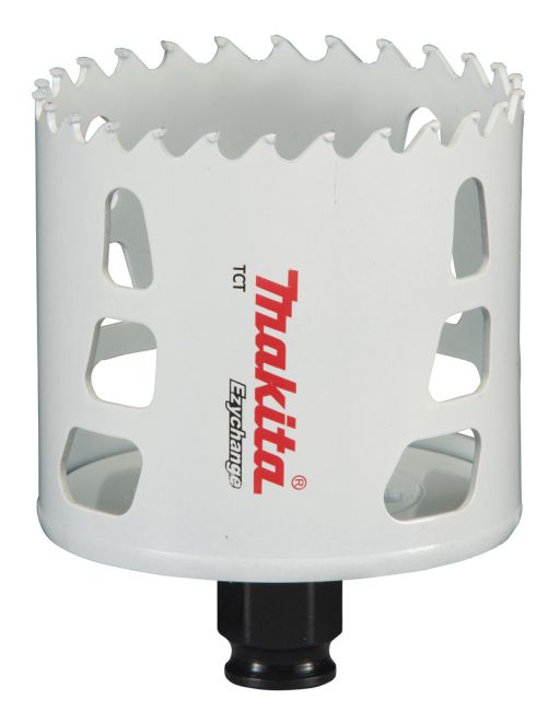 Przejdź do produktu Makita E-06797 otwornica uniwersalna T.C.T 73 mm, Ezychange, do wiertarki, do różnych materiałów, np. metalu, stali nierdzewnej Inox, drewna, tworzywa sztucznego i innych