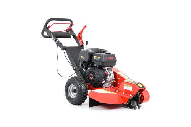 Przejdź do produktu Faworyt AF15 frezarka spalinowa do pni, 420cc loncin 9 kw, karczownik do korzeni, wyposażona w tarczę o średnicy 300 mm, która umożliwia usuwanie pni z maksymalną głębokością roboczą do 23,5 cm