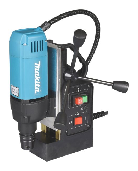 Przejdź do produktu Makita HB350 wiertarka magnetyczna elektryczna, sieciowa, 12 - 35 mm, 850 obr./min, bardzo wytrzymała, lekka i solidna, idealna do wiercenia w elementach stalowych i metalowych