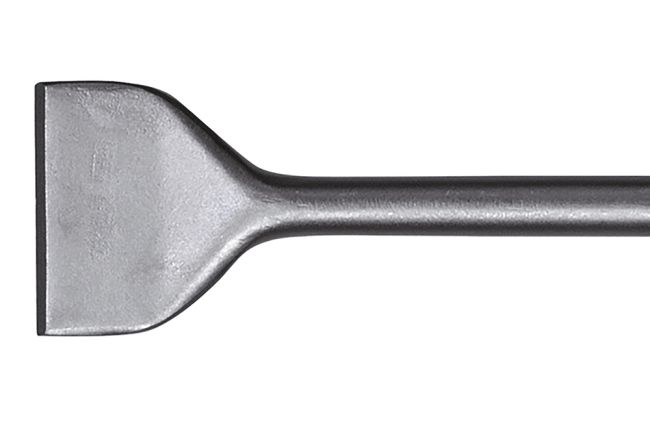 Przejdź do produktu Makita P-16318 dłuto szerokie, przecinak 80 x 300 mm, SDS-MAX, świetnie sprawdzi się przy skuwaniu tynków, usuwaniu płytek oraz pracach rozbiórkowych