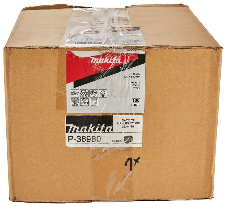 Taśma szlifierska Makita P-36980 100x610 mm gradacja 100, zdjęcie 2