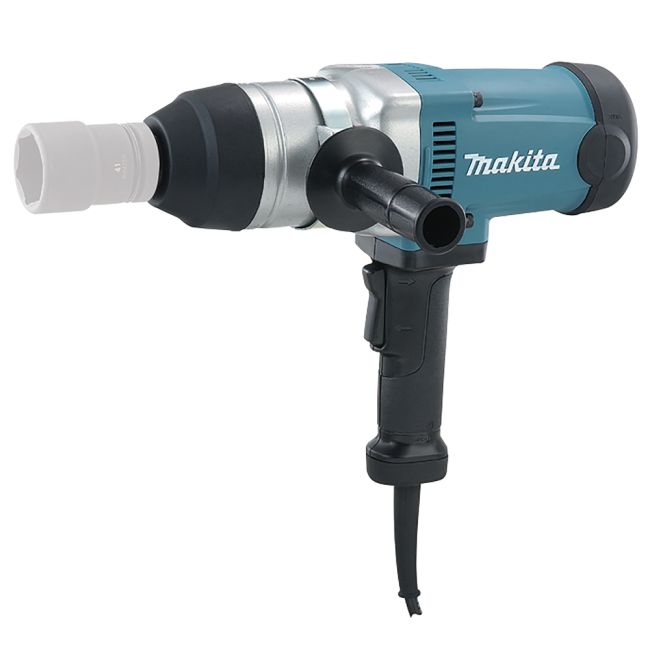 Przejdź do produktu Makita TW1000 klucz udarowy elektryczny 1200 W, moment obrotowy 1000 Nm, jest bardzo mocny, idealny do zastosowań wymagających dużego momentu dokręcania