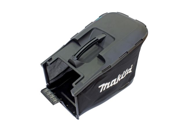 Przejdź do produktu Makita YA00001039 kosz na trawę do kosiarki ELM4620 ELM4621, szybki montaż i demontaż, opróżnianie go jest bardzo wygodne