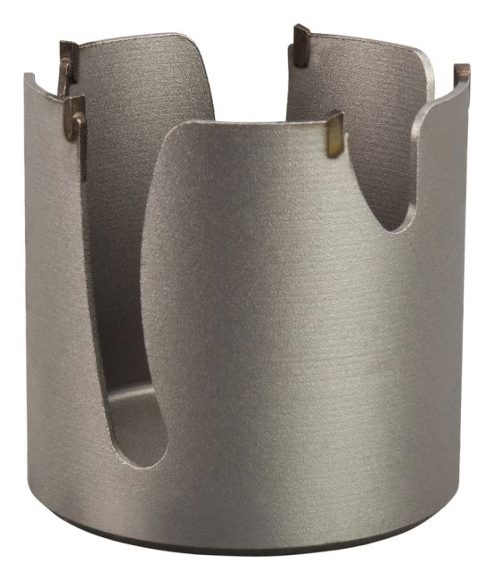 Przejdź do produktu Makita P-64624 otwornica uniwersalna UNIcut, 78 mm, 5Z, TCT, SDS-PLUS, 5 zębów tnących dobrze radzi sobie z materiałem, dzięki czemu praca idzie płynnie i bez zbędnego nacisku