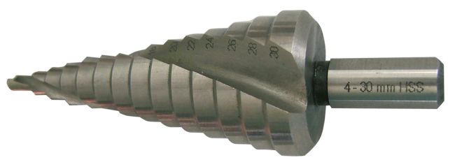 Przejdź do produktu Makita P-69892 wiertło stopniowe HSS-G, 4 - 12 mm, idealne do metalu i blachy, konstrukcja stopniowa daje pełną kontrolę nad wierceniem, otwory wychodzą równe i estetyczne