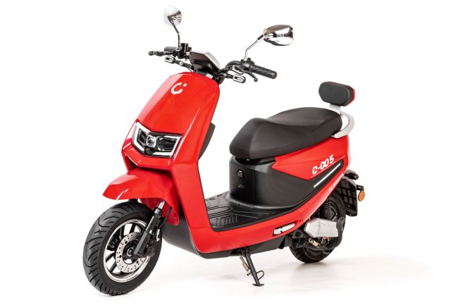 Przejdź do produktu Cedrus by Luyuan C-GO-5R-MB5 skuter elektryczny czerwony, maksymalna prędkość to 45 km/h, moc znamionowa 1200 W, miejski, przeznaczony do codziennego użytkowania w warunkach miejskich