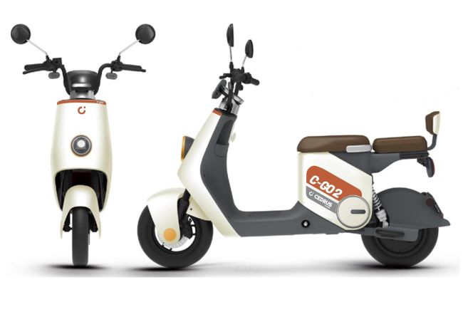 Przejdź do produktu Cedrus by Luyuan C-GO-2W-ZQQ2 skuter elektryczny biały, maksymalna prędkość to 35 km/h, moc znamionowa 600 W, miejski, zaprojektowano z myślą o codziennym użytkowaniu oraz sprawnym poruszaniu się w ruchu miejskim