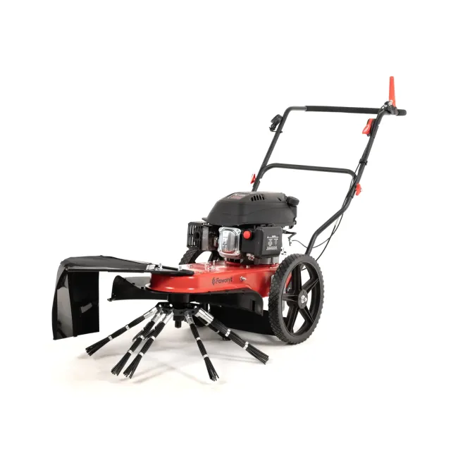 Przejdź do produktu Faworyt MUC173 urządzenie do usuwania chwastów, czyszczenia kostki brukowej i szczelin, szerokość 60 cm, silnik Trex, moc 4 kW, pojemność 173 cm3, ma mocny silnik, szeroką sekcję roboczą oraz specjalne szczotki mieszane
