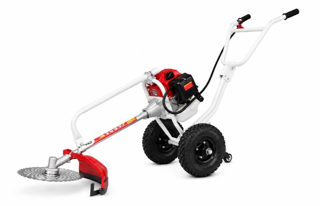 Przejdź do produktu SAIKO SKK520 kosa spalinowa podkaszarka na wózku silnik 2-suw 51,7 cm3 2,6 KM tmk52k to doskonały wybór dla osób, które szukają wydajnej kosy do wymagających prac