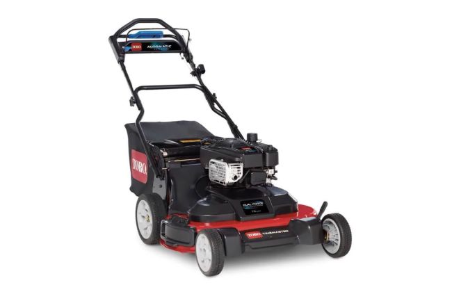 Przejdź do produktu Toro 21810 21815 TimeMaster kosiarka spalinowa z napędem, szerokość 76 cm, silnik B&S 223 cm3, rozwiązanie, które realnie skraca czas pracy nawet o 40%, a przy tym daje efekt perfekcyjnie zadbanego trawnika