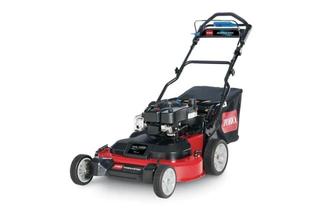 Przejdź do produktu Toro 21810 21815 TimeMaster kosiarka spalinowa z napędem, szerokość 76 cm, silnik B&S 223 cm3, rozwiązanie, które realnie skraca czas pracy nawet o 40%, a przy tym daje efekt perfekcyjnie zadbanego trawnika