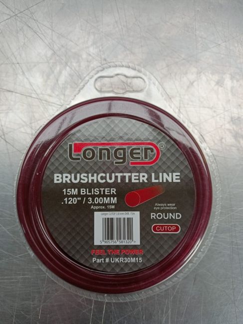 Przejdź do produktu Longer CUTOP żyłka tnąca 1,6 mm 15 m okrągła blister Polmar kosa spalinowa, przeznaczona do zastosowań, w których liczy się precyzja i sprawne koszenie trawy