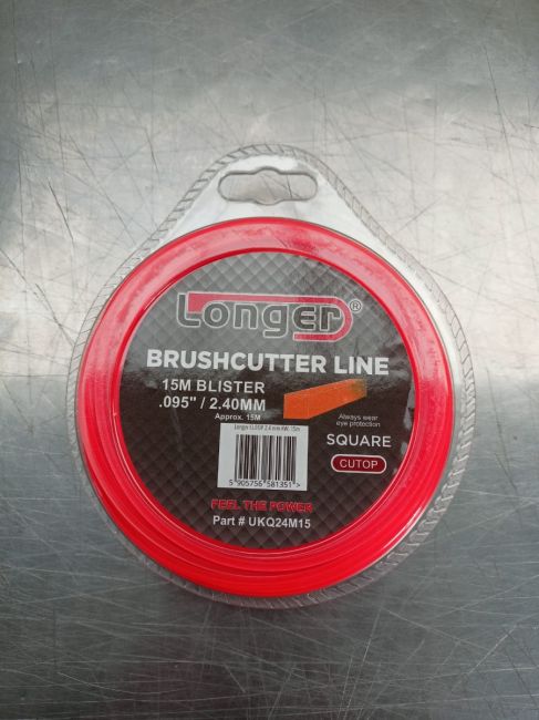 Przejdź do produktu Longer CUTOP żyłka tnąca 2,4 mm 15 m kwadrat blister Polmar kosa spalinowa, przeznaczona do zastosowań, w których liczy się precyzja i sprawne koszenie trawy