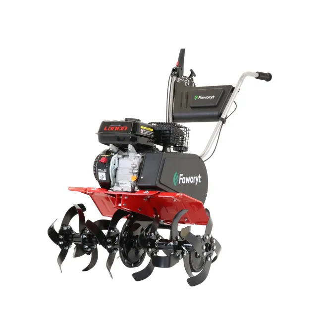 Przejdź do produktu Faworyt NG196L glebogryzarka spalinowa z szerokością 34-61-78 cm, silnik 4,1 kW 196 cm3 6,5 KM, bieg do przodu i do tyłu oraz regulowany uchwyt zapewniają wygodę i kontrolę podczas pracy