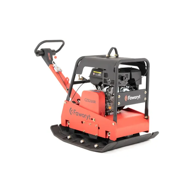 Przejdź do produktu Faworyt CZS260R zagęszczarka spalinowa z rewersem hydraulicznym, silnik Loncin G390F, idealna do przygotowania podłoża pod kostkę brukową, fundamenty czy prace drogowe