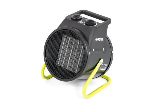 Przejdź do produktu Gardyer HE3000 nagrzewnica elektryczna z mocą 3 kW, idealna do pomieszczeń do 30 m2, grzejnik, farelka, dmuchawa, rozwiązanie wszędzie tam, gdzie nie masz dostępu do centralnego ogrzewania lub potrzebujesz dodatkowego źródła ciepła
