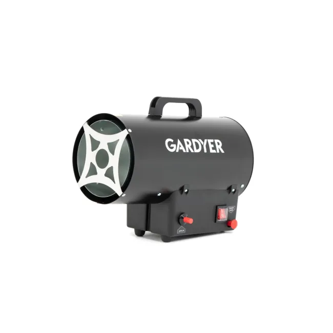Przejdź do produktu Gardyer HG1500 nagrzewnica gazowa z mocą 15 kW, idealna do pomieszczeń do 150 m2, grzejnik, piecyk, rozwiązanie wszędzie tam, gdzie potrzebujesz wydajnego źródła ciepła i zależy Ci na szybkim rozprowadzeniu ogrzanego powietrza