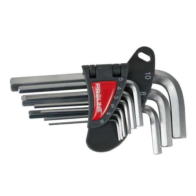 Przejdź do produktu Zestaw kluczy sześciokatnych 48309 9szt. proline