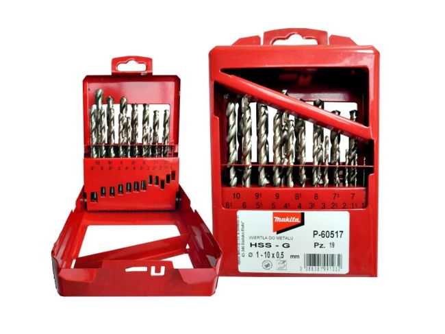 Przejdź do produktu ZESTAW DO METALU MAKITA HSS-G DIN338 19 SZTUK