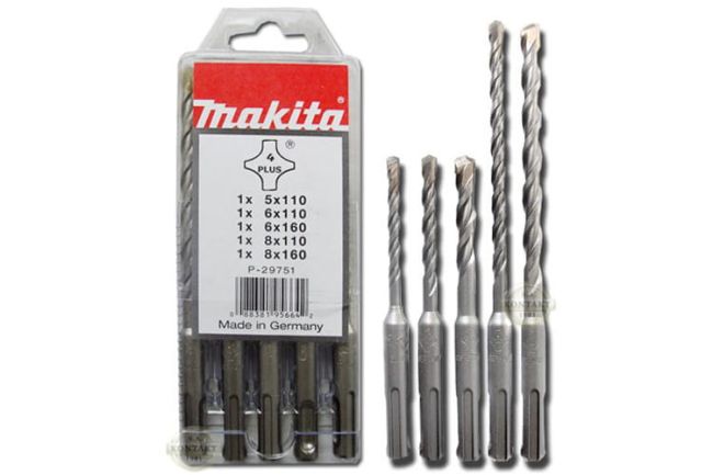 Przejdź do produktu ZESTAW WIERTEŁ SDS-PLUS MAKITA D-00795 5 szt