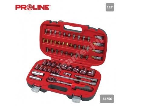 Przejdź do produktu ZESTAW KLUCZE NASADOWE 1/2" 58756 PROLINE