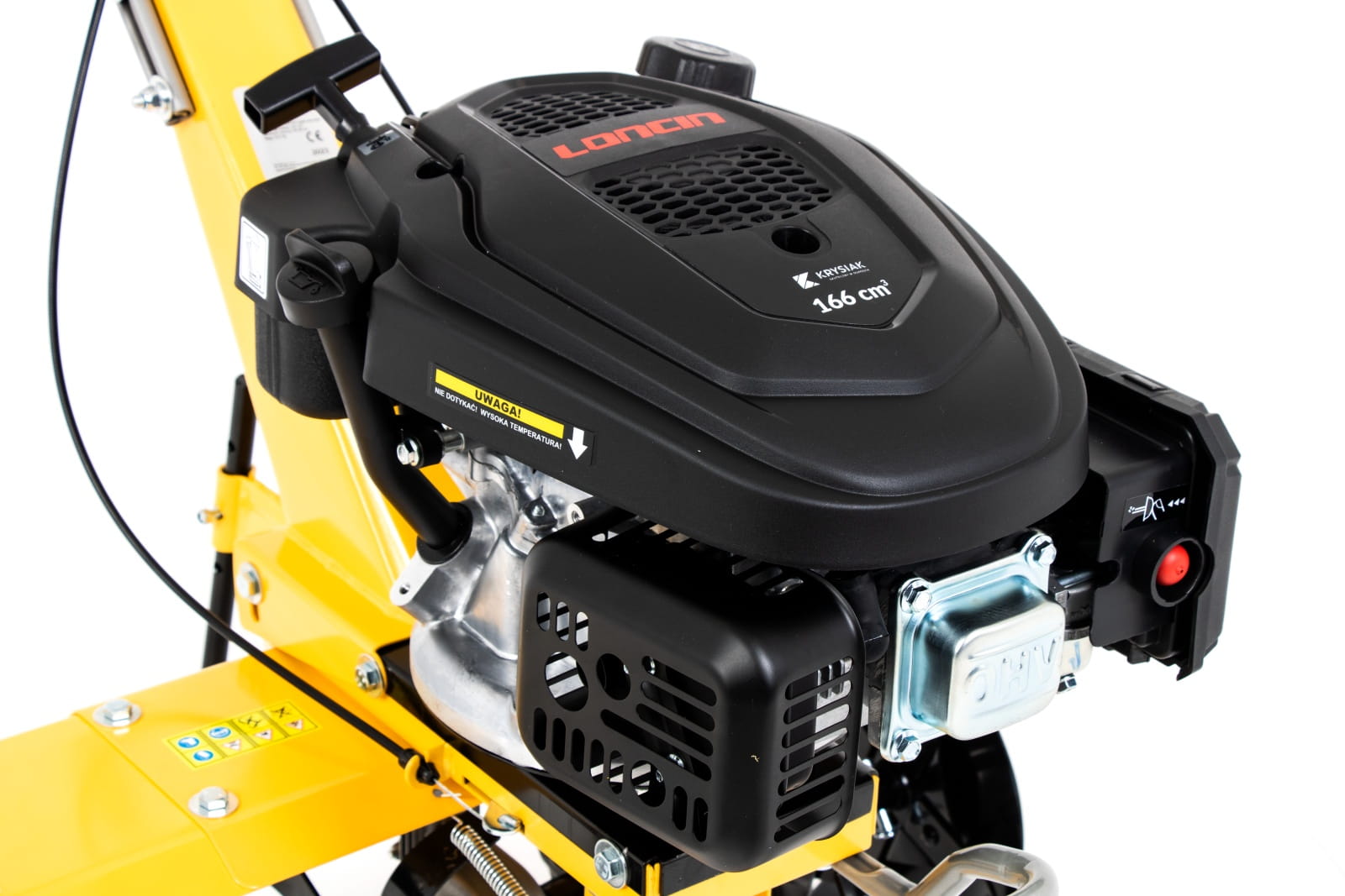 Silnik Loncin 166 cm³ w glebogryzarce spalinowej Lider SG60-166L