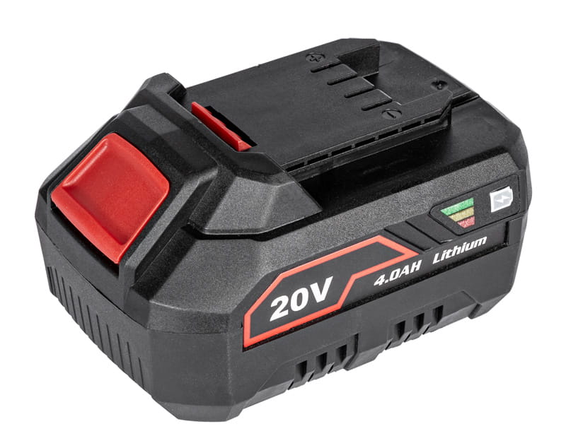Akumulator Cedrus Power+ 20V 4.0Ah Li-Ion z czerwonym zatrzaskiem i wskaźnikiem LED