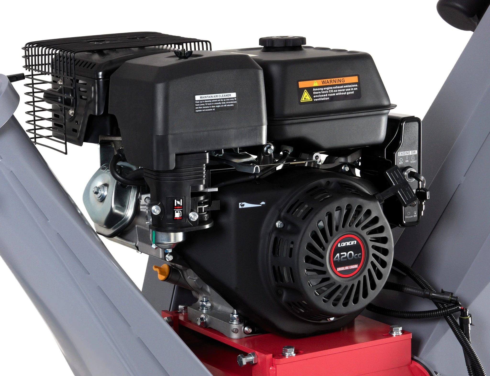 Silnik Loncin 420cc z osłoną rozrusznika rębaka Hortmasz HRGS ST 120 L420